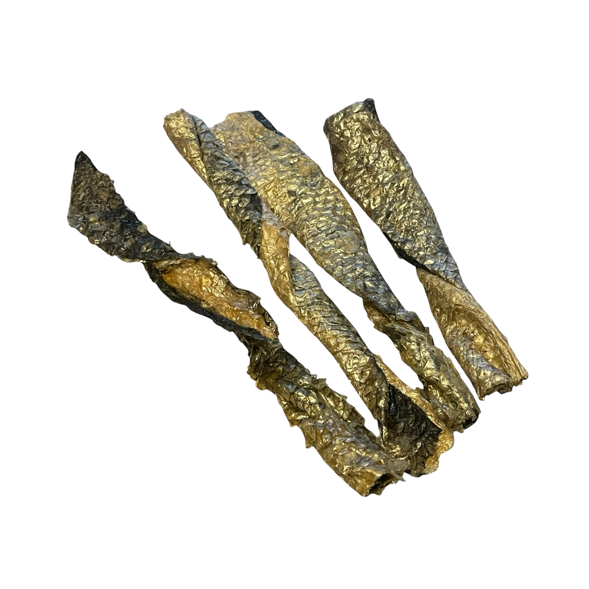 Lachshaut Sticks, gedreht