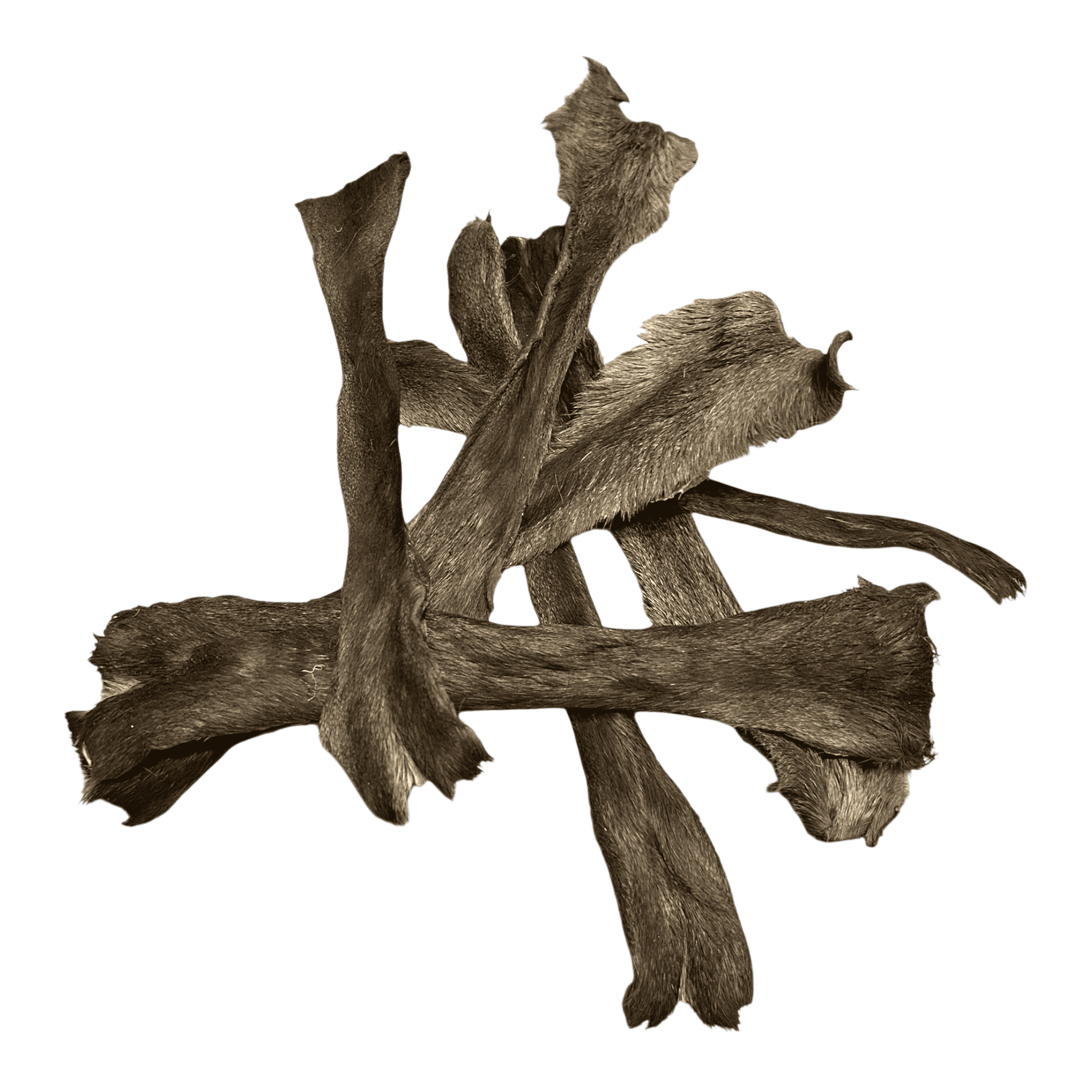 Rehhaut Stangen mit Fell