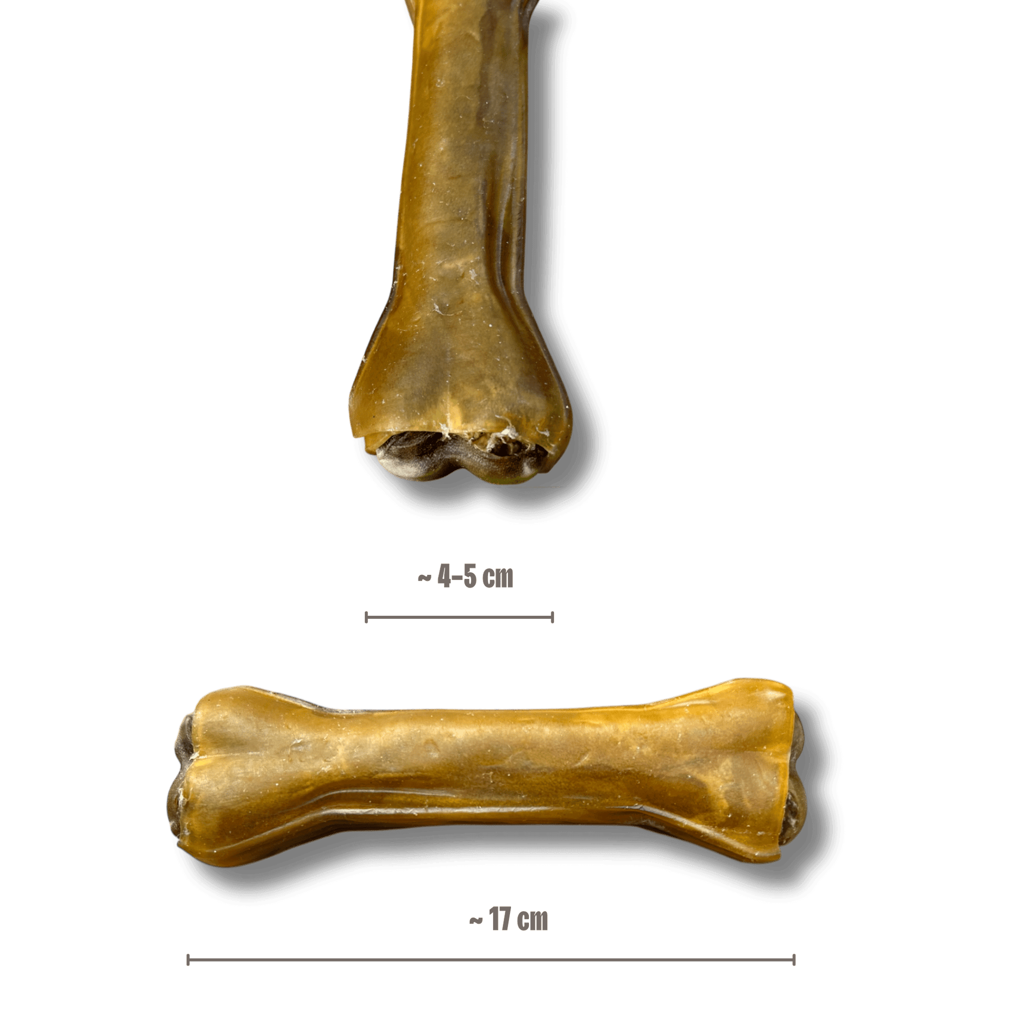 Pferdehaut Kauknochen (17cm)