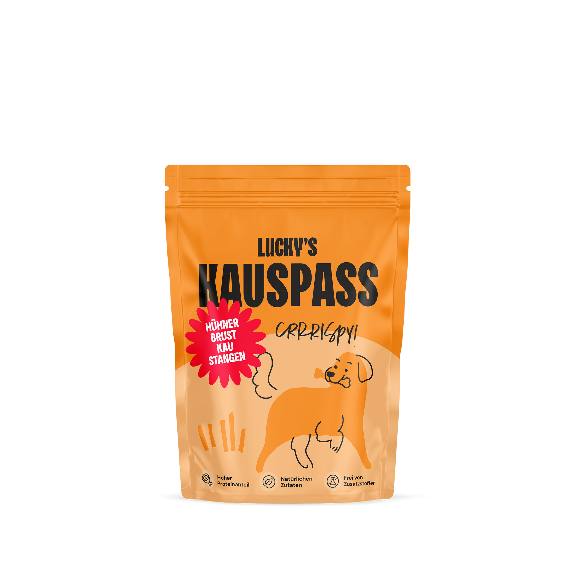 Kaustange mit Hühnerbrust