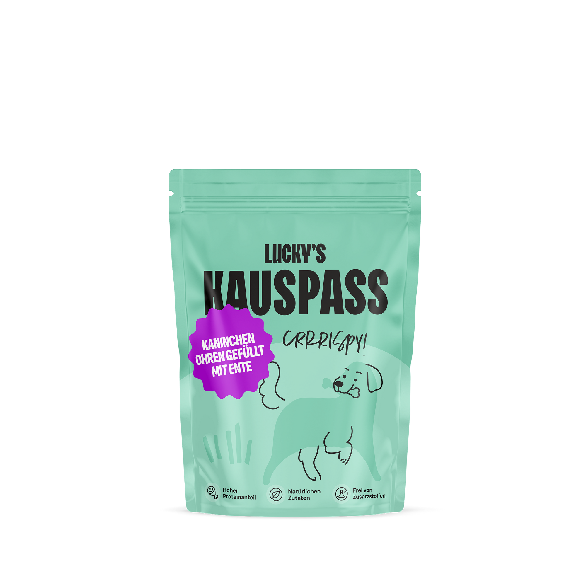 Kaninchenohren gefüllt mit Ente