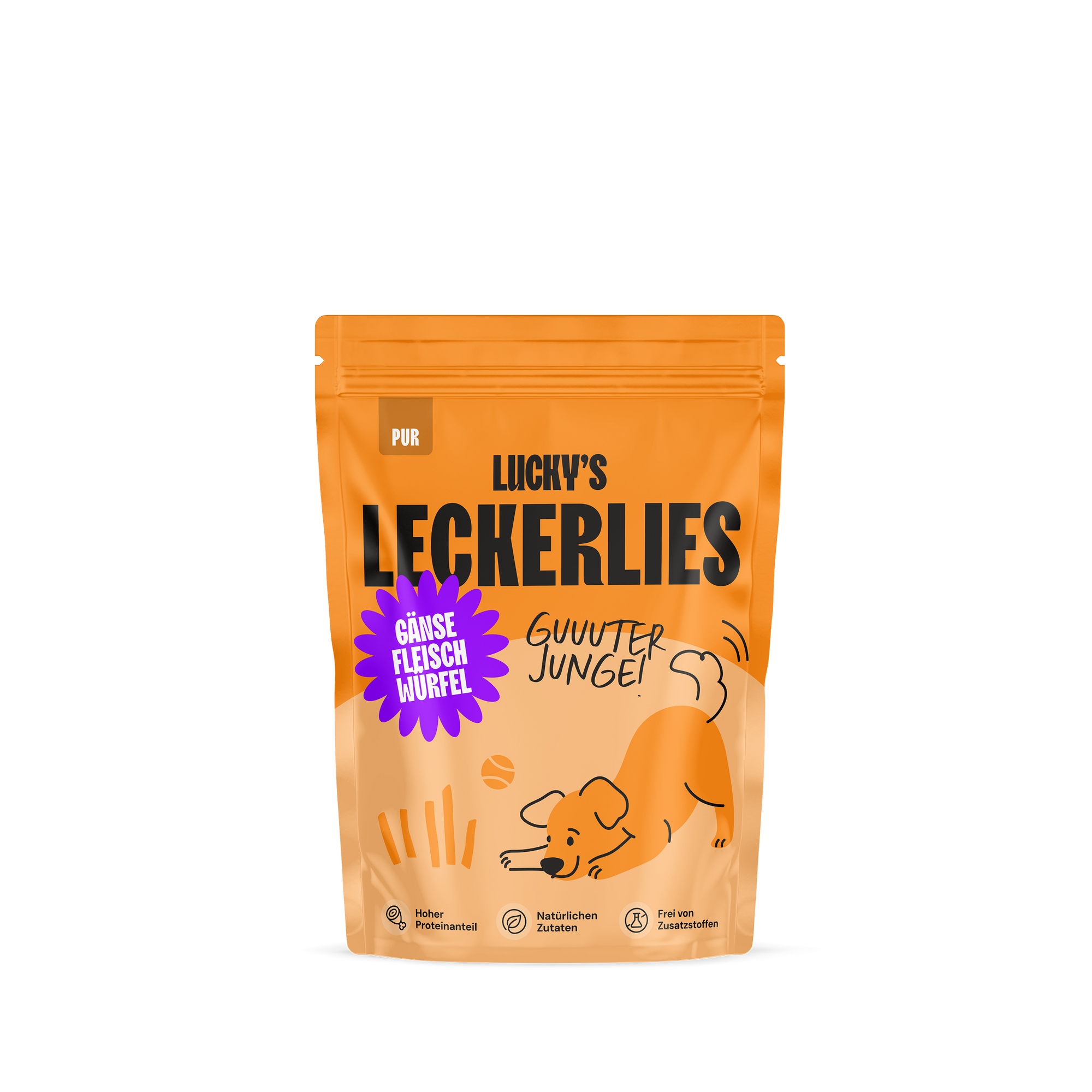 Gänse Fleisch Würfel PUR