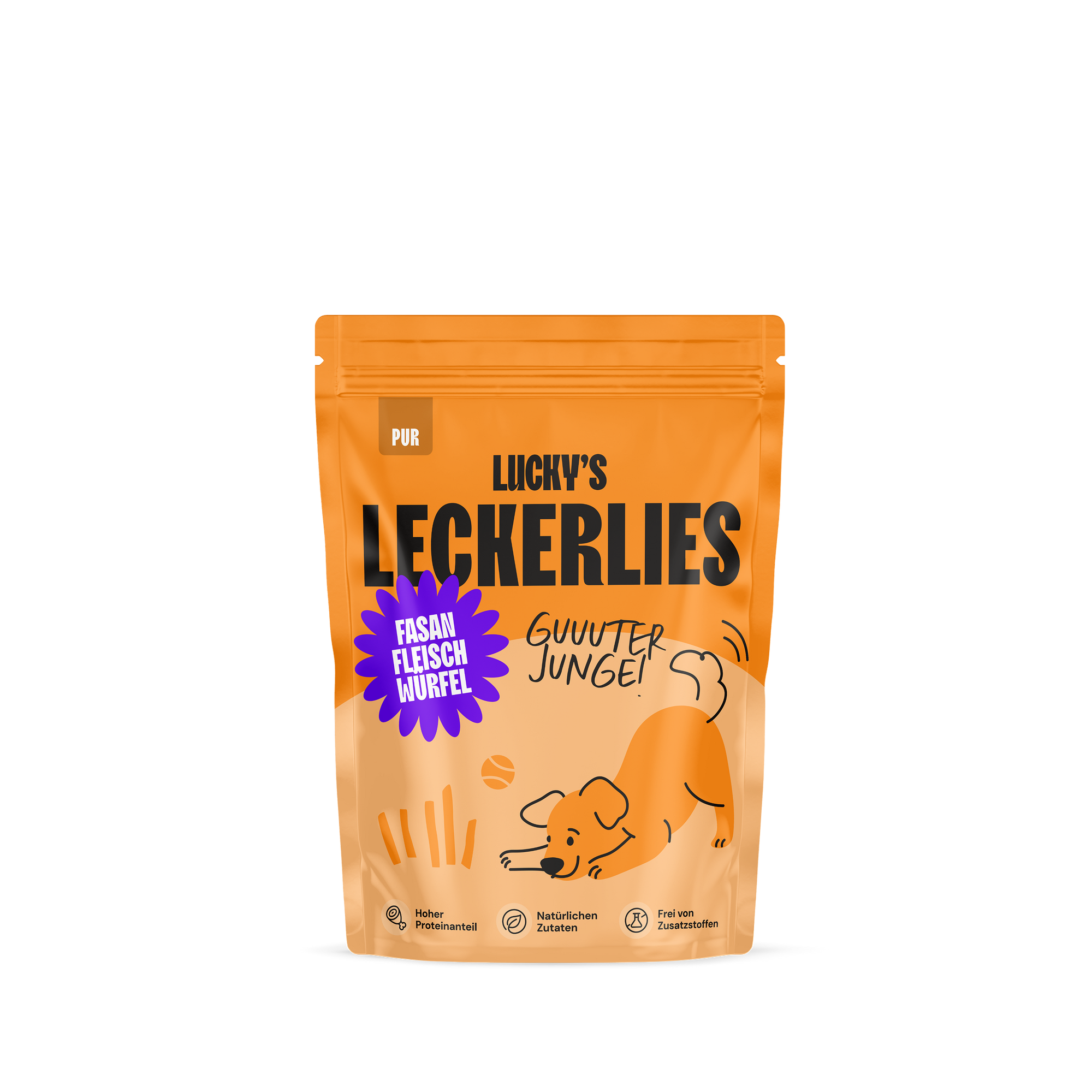 Fasan Fleisch Würfel PUR