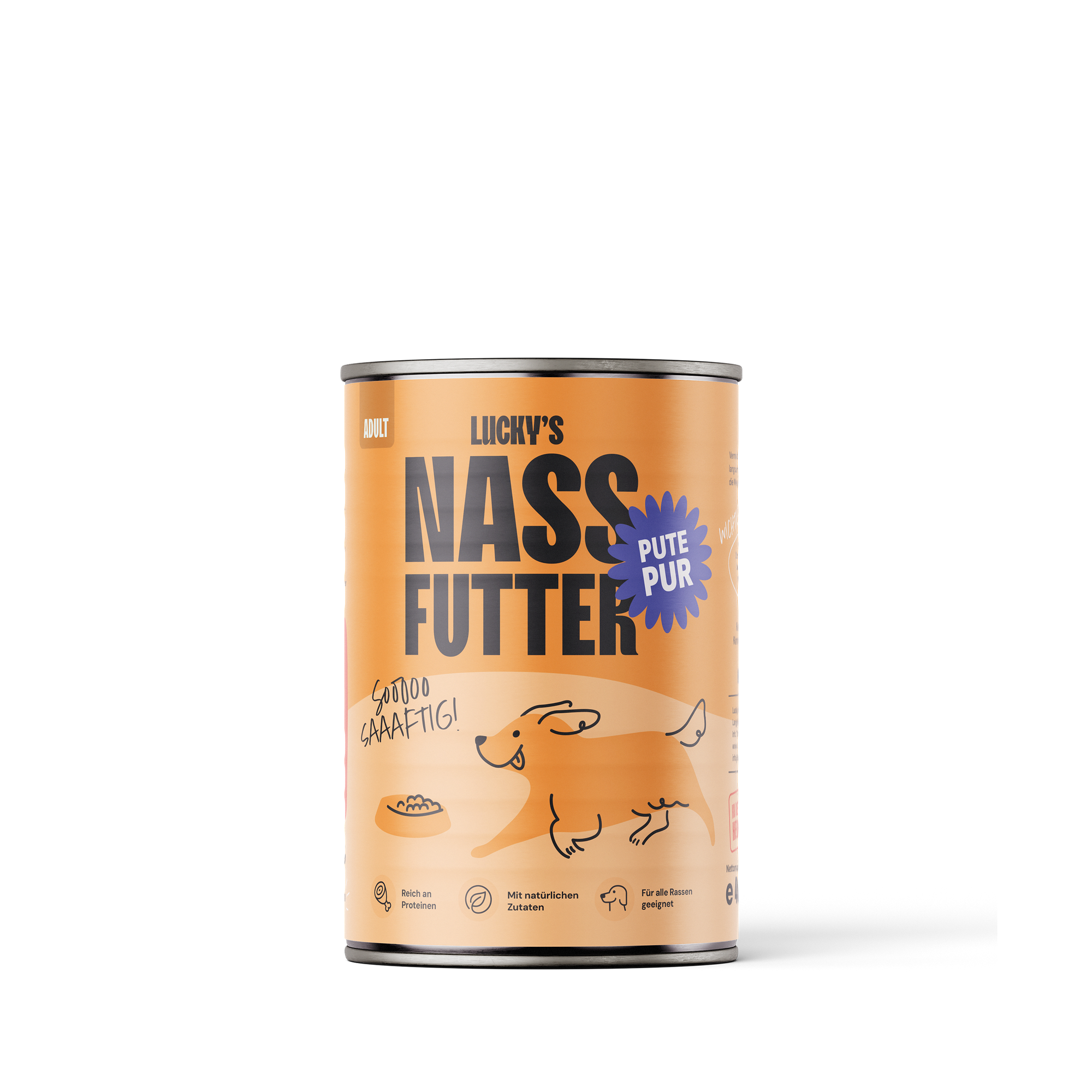 Nassfutter Pute PUR