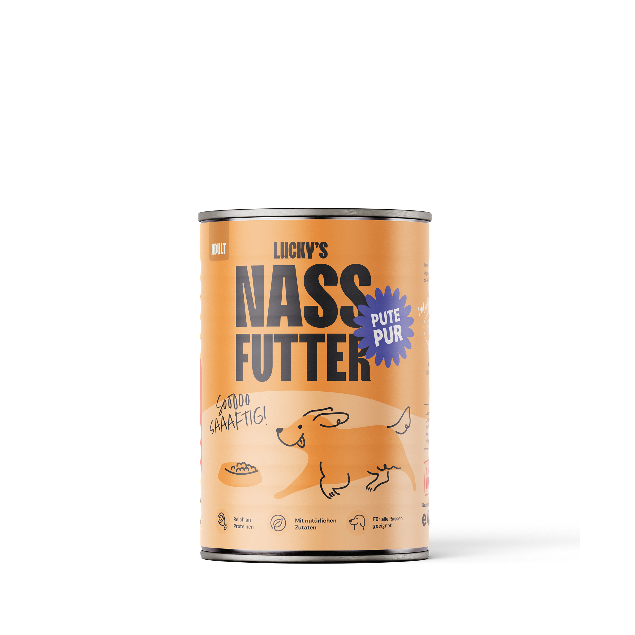Nassfutter Pute PUR