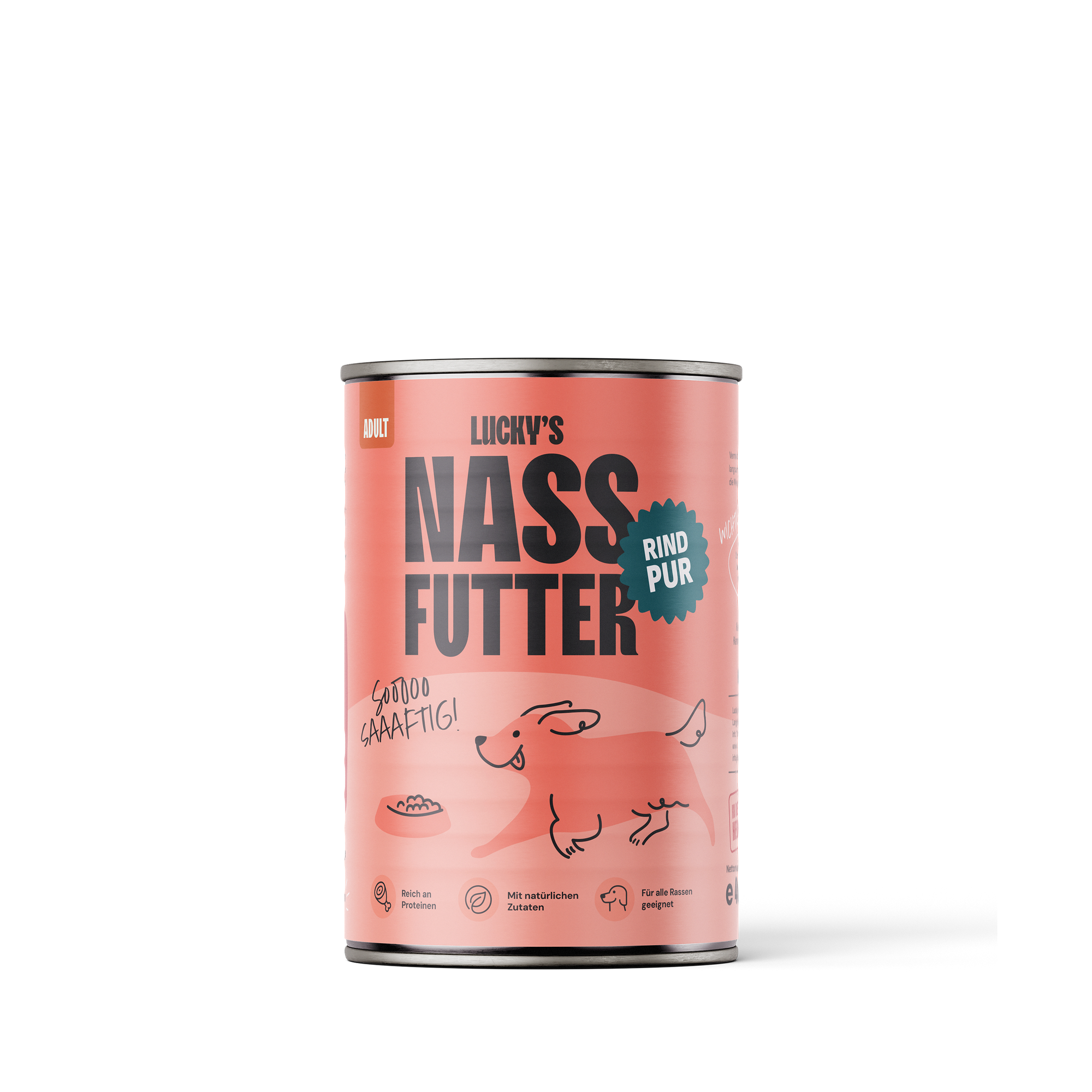 Nassfutter Rind PUR