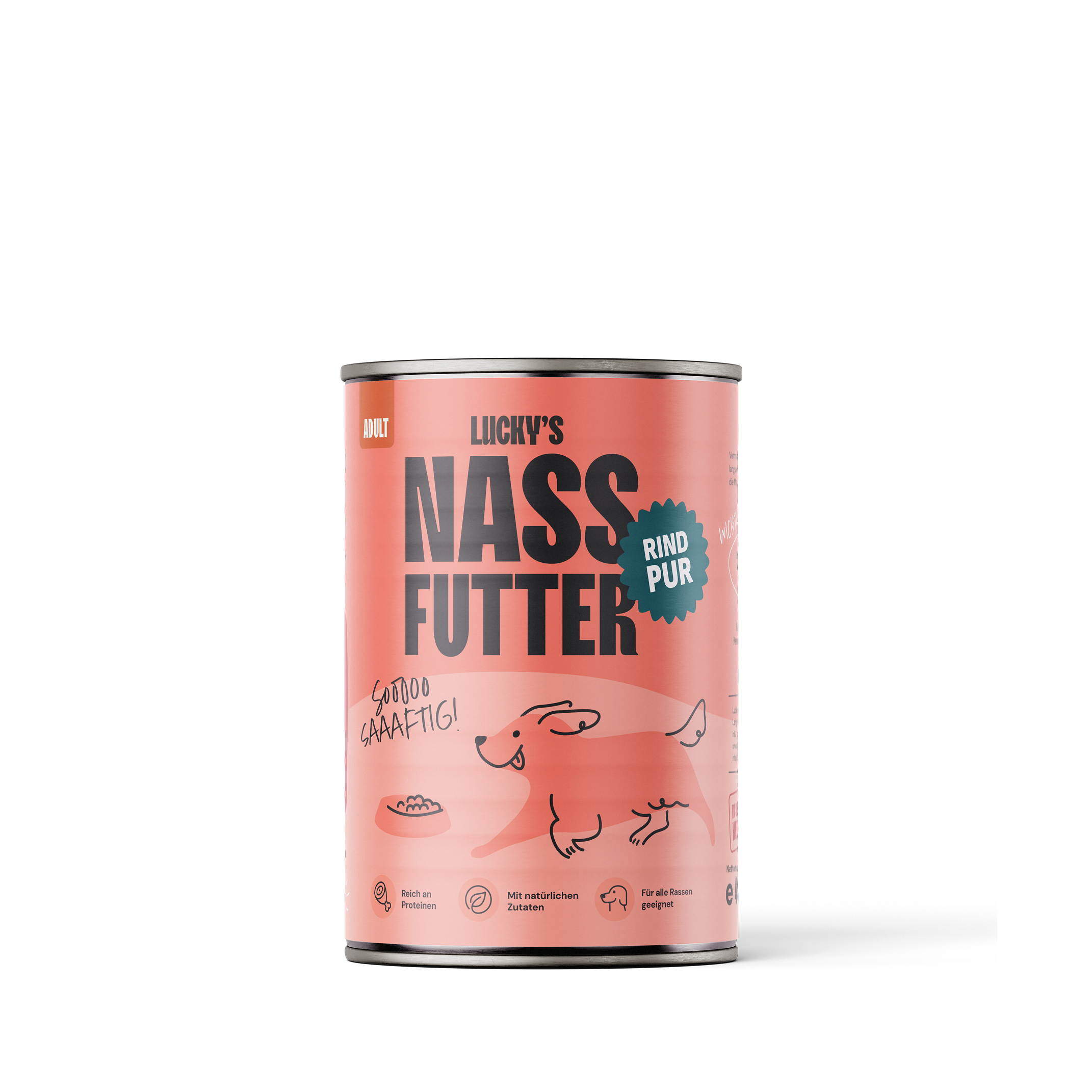 Nassfutter Rind PUR