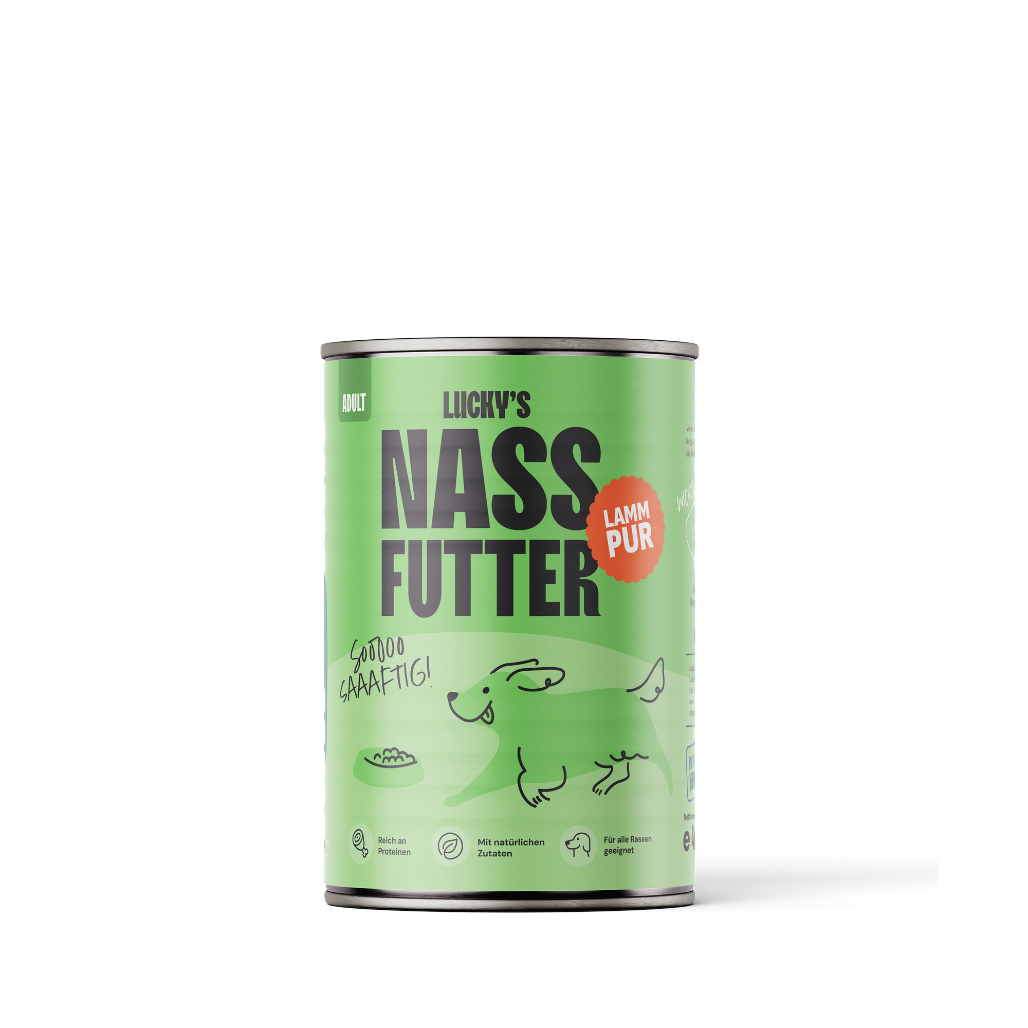 Nassfutter Lamm PUR