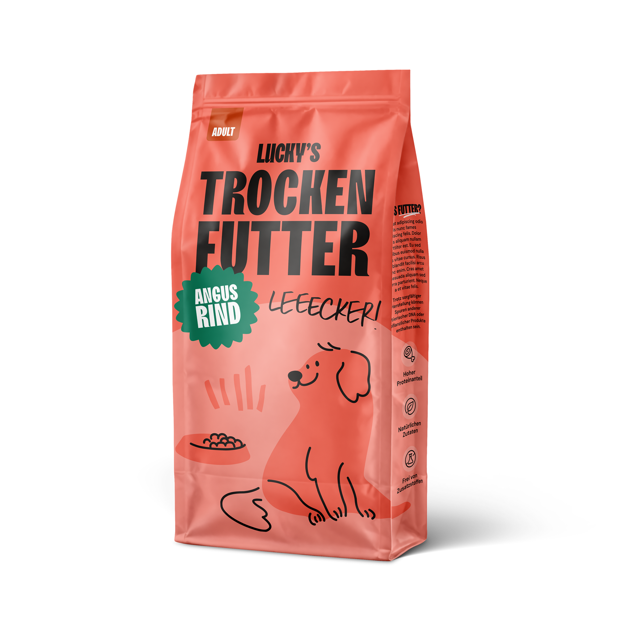 Angus Rind mit Süßkartoffel und Karotte